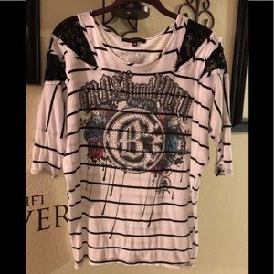 CRASH & BURN Cold Shoulder Top